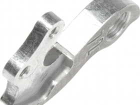 Держатель заднего переключателя "петух" Meta №72 фрезерованный (серебристый)