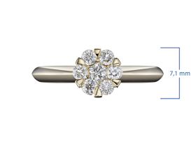 Кольцо из желтого золота э0312кц06183200_white