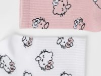Носки Hello Kitty для девочек, 2 пары, Розовый