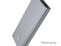 Внешний аккумулятор Hoco J68 Resourceful 10000mAh 1хUSB/LED- дисплей (серый)