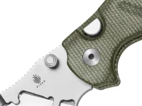 Складной нож Kizer C01C Uti 2, сталь 5Cr15MoV, рукоять микарта, зелёный