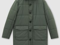 Полупальто утепленное с воротником-стойкой