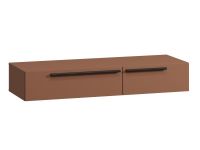 ТВ-тумба подвесная Кимбол 120x20 Терракотовый