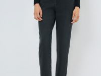 Джинсы Mom с высокой посадкой, Серый