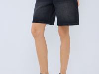 Шорты-бермуды со средней посадкой, Серый