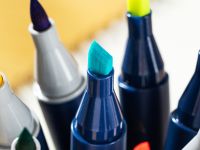 Набор спиртовых маркеров Finenolo (2 пера:кисть+долото) 40 цветов в сумке-пенале