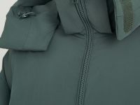 Утепленное пальто свободного силуэта