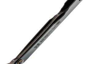 Нож складной Higonokami Nagao Kanekoma, сталь SK-5, японский традиционный, рукоять нержавеющая сталь черная