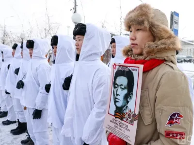 Юнармеец исследует подвиг предка и роль якутян в битве на озере Ильмень