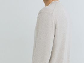 Джемпер с имитацией футболки, Белый