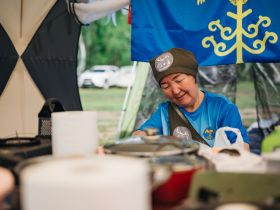 Фоторепортаж с фестиваля-конкурса «Полевая кухня» в Якутске