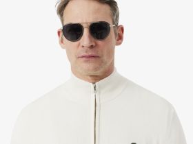 Мужской свитер Lacoste на молнии из органического хлопка