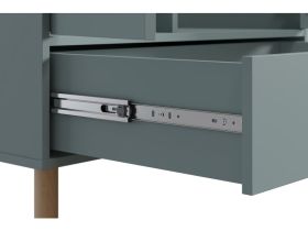 Распашной шкаф Дикинс 2-85x190 Серо-зеленый
