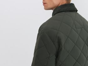 Лёгкая утеплённая куртка, Зеленый