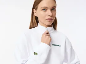 Женская толстовка Lacoste свободного кроя на молнии