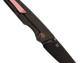 Складной нож Kansept Chimera blackwash сталь S35VN, рукоять Blackwash Titanium