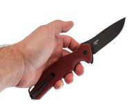 Складной нож Mr.Blade Hellcat, сталь VG-10, рукоять burgundy G10