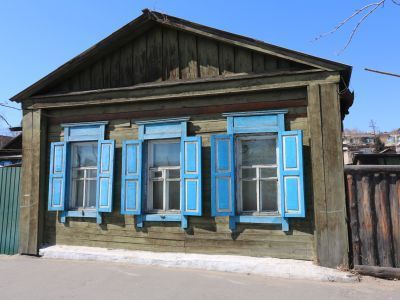 Дом, в котором 2 сентября 1910 г. состоялась Общесибирская конференция социал-демократических организаций (Дом Шульгиных, в котором в 1905-1906 гг. Троицкосавская группа РСДРП печатала революционные прокламации)