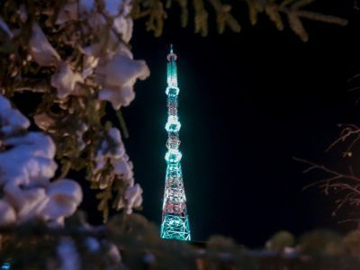Сегодня телебашня Якутска окрасится в зеленый в поддержку акции по сохранению леса