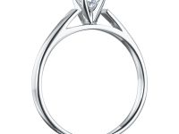 Помолвочное кольцо из белого золота э4712кц10210204