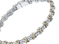 Браслет из белого золота с бриллиантами э4801бр06200905