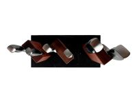 Подставка для ножей магнитная Woodinhome KS050SWN-ST, орех/мрамор