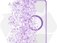 Чехол Itskins Hybrid Clear для Galaxy S25+ прозрачный/сиреневый