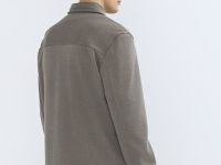 Рубашка из плотного трикотажа, Коричневый