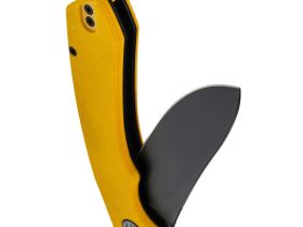 Раскладной нож Petrified Fish Waterspout, сталь 14C28N с покрытием PVD, рукоять желтый G10