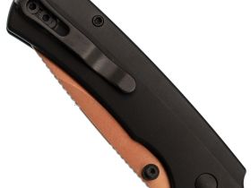 Складной нож Kizer T1 BD, сталь Elmax, рукоять титан, черный
