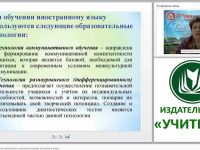 Использование технологии критического мышления на уроках английского языка