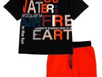 Комплект трикотажный для мальчиков: фуфайка (футболка), шорты