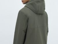 Куртка-анорак с капюшоном, Зеленый