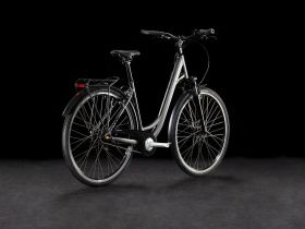 Женский велосипед Cube Town One Easy Entry, год 2025, цвет Серый-Черный, ростовка 18