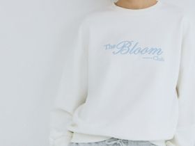 Свитшот с вышивкой, Бежевый