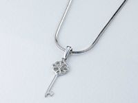 Подвеска из серебра с бриллиантом э0601пд04201603