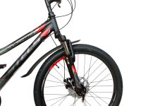 Подростковый велосипед Stels Turbo 410 MD 24, год 2025, цвет Черный-Красный, ростовка 12