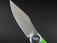 Складной нож Перемен Лисичка, сталь 8Cr14MoV, рукоять FRN, зеленый