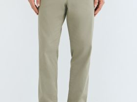 Чиносы из твила с ремнём, Бежевый