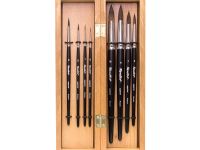 Набор кистей Белка Roubloff "№9" 8 шт в деревянной шкатулке