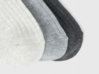 Короткие носки, 3 пары, Серый
