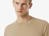 Мужская хлопковая футболка Lacoste классического кроя