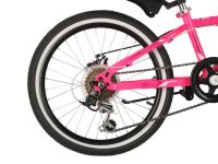 Детский велосипед Novatrack Alice Disc 20, год 2021, цвет Розовый