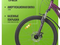 Женский велосипед Stels Miss 510 MD 26, год 2026, цвет Фиолетовый, ростовка 15