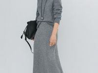 Джемпер из шерсти, Серый