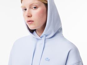 Женская толстовка Lacoste свободного кроя с капюшоном