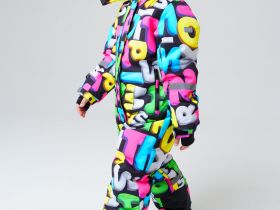 Комбинезон текстильный с полиуретановым покрытием для девочек