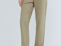 Чиносы с ремнём, Бежевый