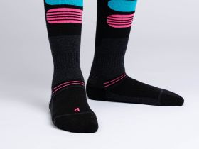 Термоноски трикотажные для девочек (высокие махровые)