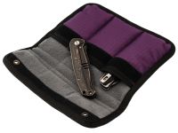 Сумка для 3 складных ножей, фиолетовая